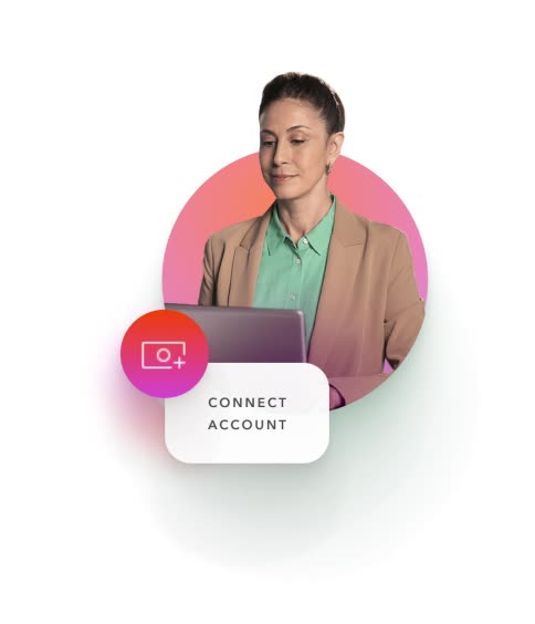 A vertical walkthrough of receiving account steps
